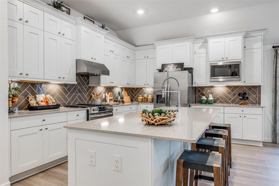 Furnished interior view inside a new home in Anniston, Katy (Image 28).