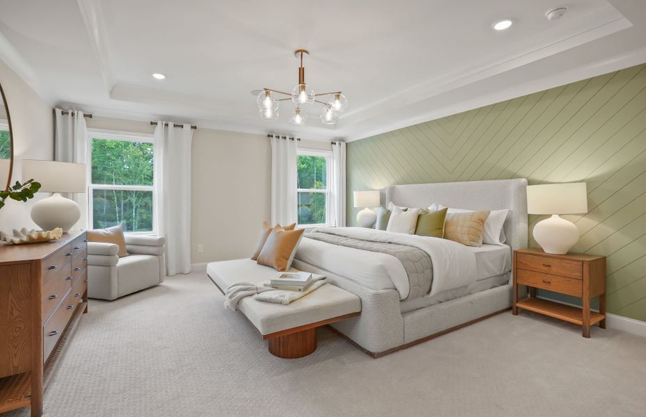 Furnished interior view inside a new home in Forest Creek, Waxhaw (Image 34).