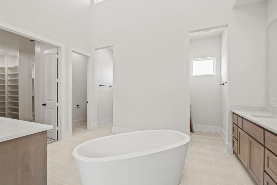 Furnished interior view inside a new home in Bridgeland, Cypress (Image 6). Furnished interior view inside a new home in Bridgeland, Cypress (Image 6).