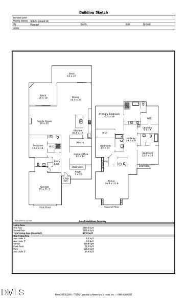 906 N Blount St - floorplans