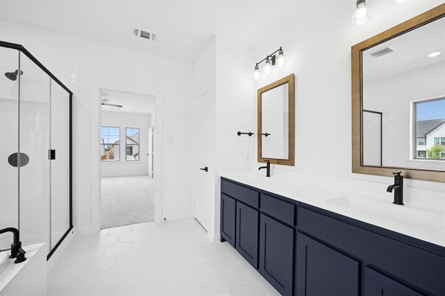 Furnished interior view inside a new home in Karis - Cottage Series, Crowley (Image 9).