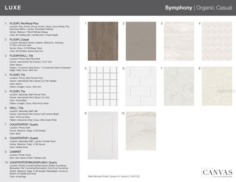 Sample of building materials used in homes in Esplanade at Azario Lakewood Ranch, Bradenton (Image 18). Sample of building materials used in homes in Esplanade at Azario Lakewood Ranch, Bradenton (Image 18).