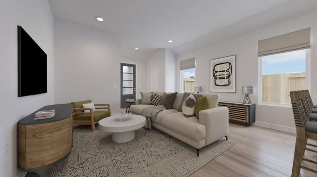 Pics are not of actual home.  They are a representative of a home of the same floor plan