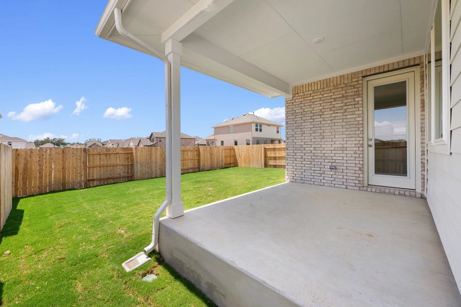 Covered patio Covered patio