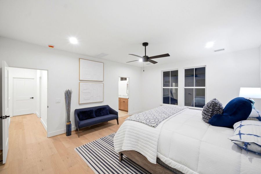 Furnished interior view inside a new home in , Houston (Image 6).