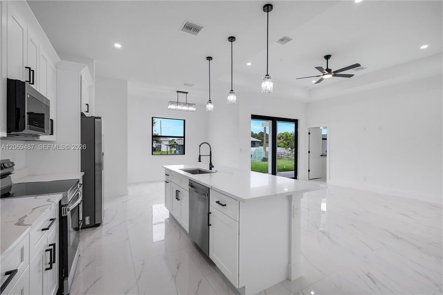 Furnished interior view inside a new home in , Lehigh Acres (Image 10).
