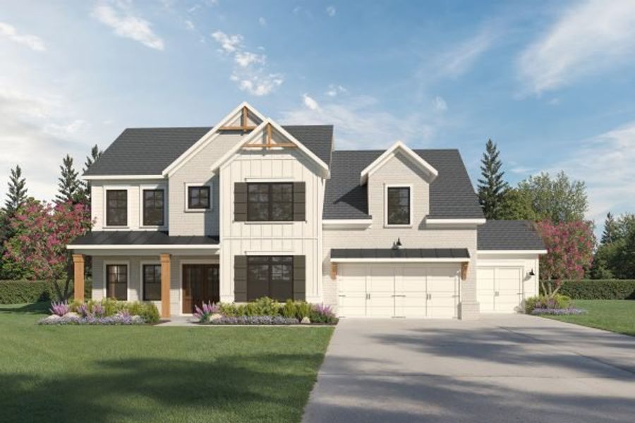 Representative exterior photo of a completed home built from the Jackson by Kerley Family Homes in Walters Creek, Douglasville, GA (Image 6). Representative exterior photo of a completed home built from the Jackson by Kerley Family Homes in Walters Creek, Douglasville, GA (Image 6).