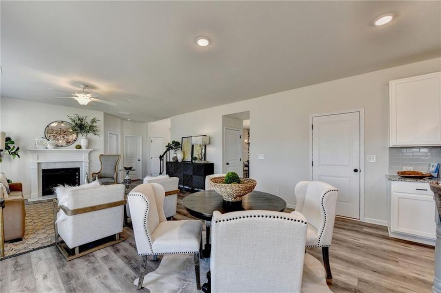 Furnished interior view inside a new home in , Auburn (Image 35).