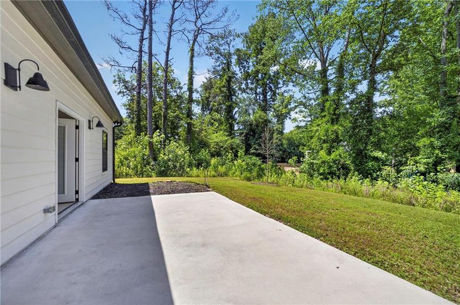 Exterior details and patio area of a home in , Tucker (Image 35).