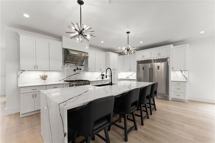 Furnished interior view inside a new home in , Hartwell (Image 52).