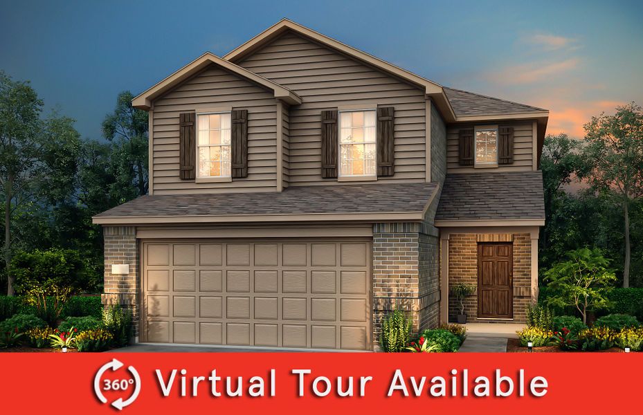 The Camelia, a 2-story new construction home showing Home Exterior H