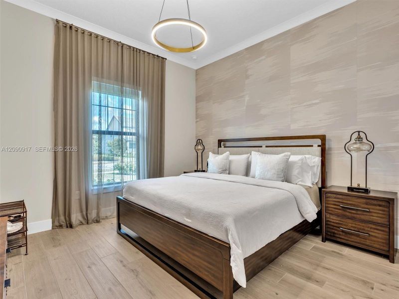 Furnished interior view inside a new home in , Davie (Image 40).