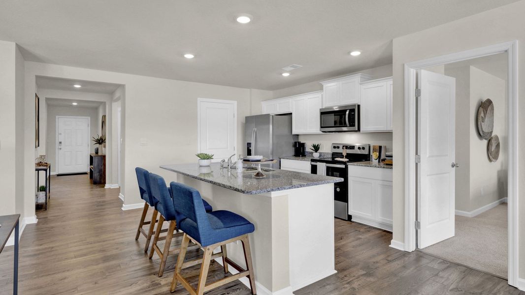Furnished interior view inside a new home in Isabel Estates, Knoxville (Image 5). Furnished interior view inside a new home in Isabel Estates, Knoxville (Image 5).