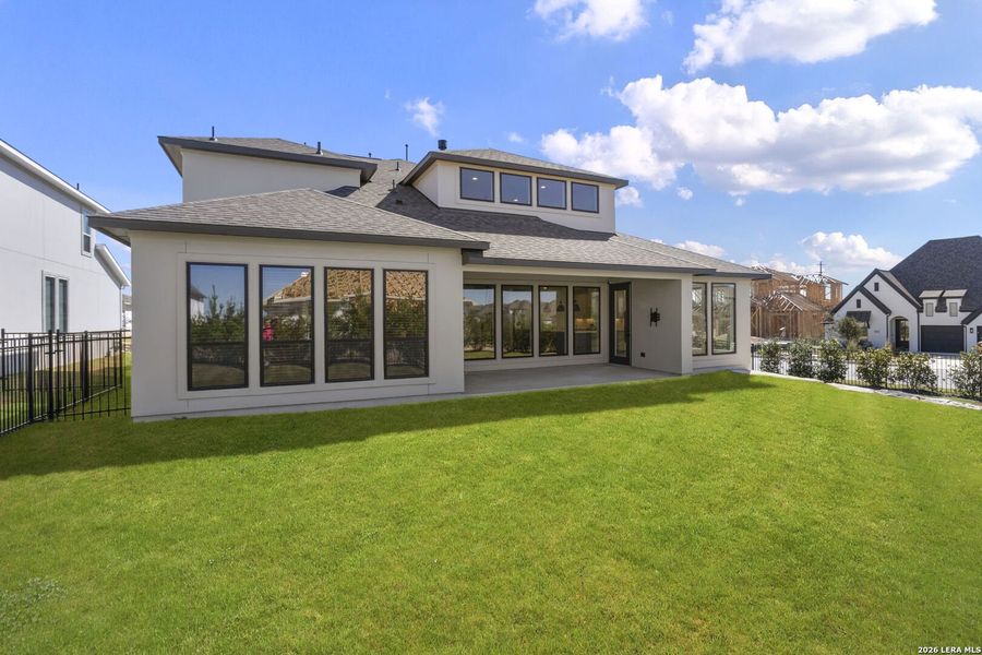 Exterior details and patio area of a home in Esperanza, Boerne (Image 34).