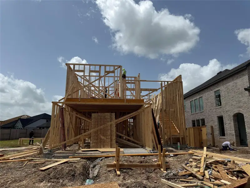 In-progress construction of a new home in , Iowa Colony, TX (Image 3). In-progress construction of a new home in , Iowa Colony, TX (Image 3).
