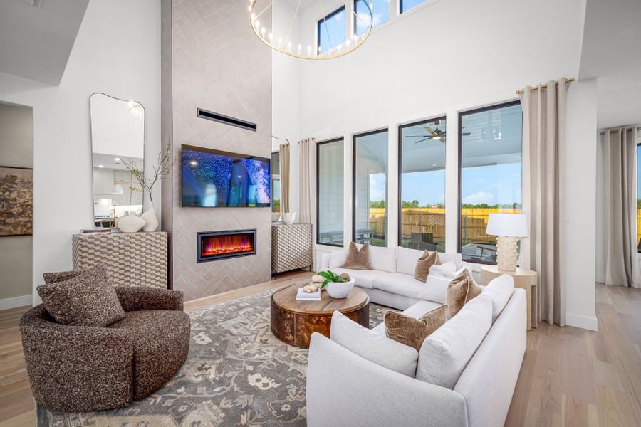 Representative furnished interior of a home built from the Gillett by Pulte Homes in Kuempel Farms, Pflugerville (Image 7).