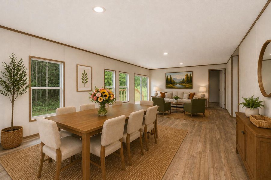 Furnished interior view inside a new home in , Cottageville (Image 16).