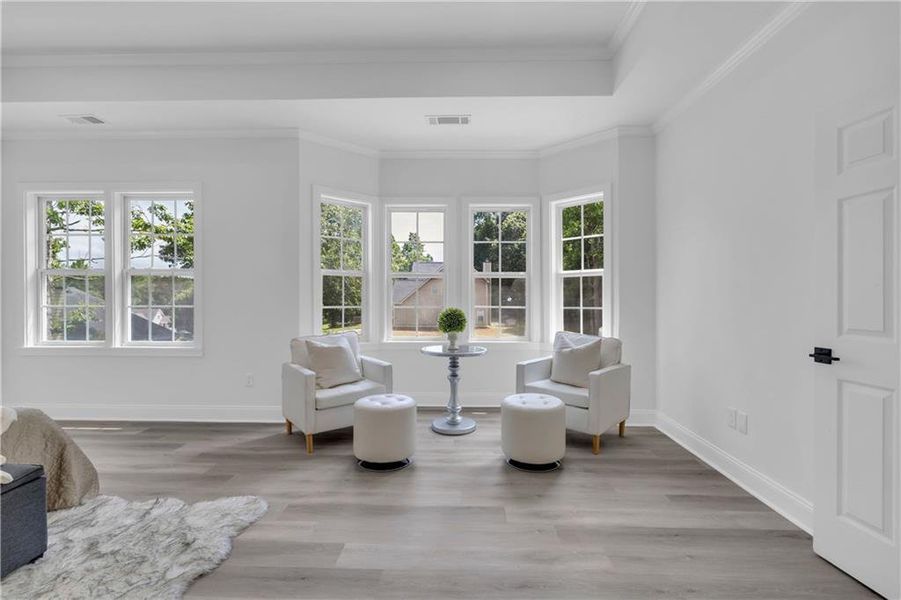 Furnished interior view inside a new home in , Douglasville (Image 9).