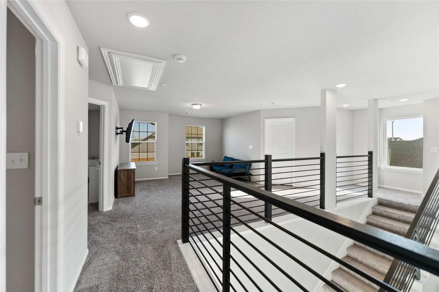 Spacious, unfurnished interior of a new home in Balmoral, Houston (Image 23). Spacious, unfurnished interior of a new home in Balmoral, Houston (Image 23).