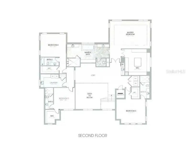 2D floor plan layout of this home in , Tampa, FL (Image 3). 2D floor plan layout of this home in , Tampa, FL (Image 3).