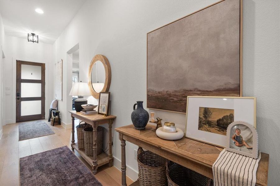 Furnished interior view inside a new home in BridgeWater, Midlothian (Image 10).