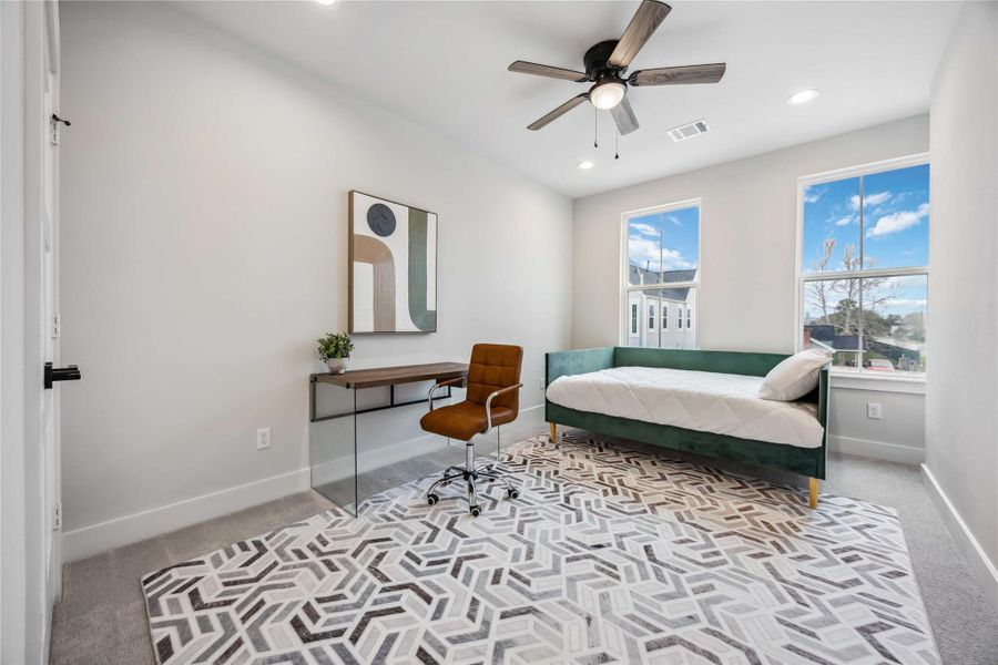 Furnished interior view inside a new home in , Houston (Image 9).