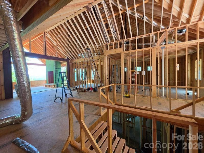 In-progress construction of a new home in , Arden, NC (Image 23).