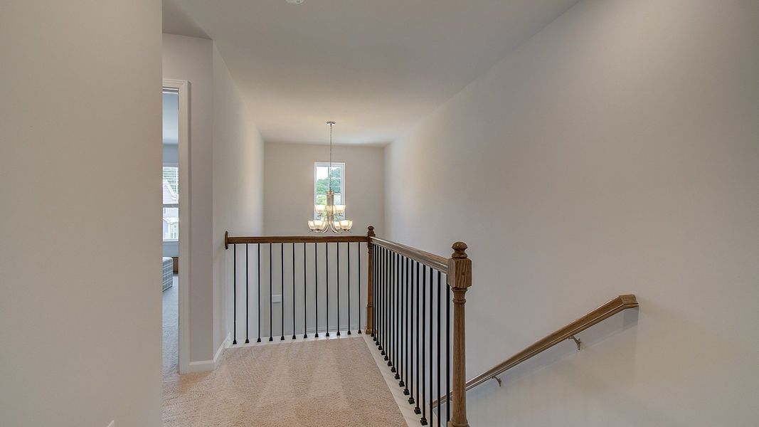 Representative furnished interior of a home built from the Layla II by DRB Homes in Towne Center, Hampton (Image 14).