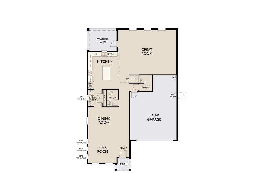2D floor plan layout for the Griffin II by Ashton Woods in Ardisia Park Estate, New Smyrna Beach, FL (Image 3). 2D floor plan layout for the Griffin II by Ashton Woods in Ardisia Park Estate, New Smyrna Beach, FL (Image 3).