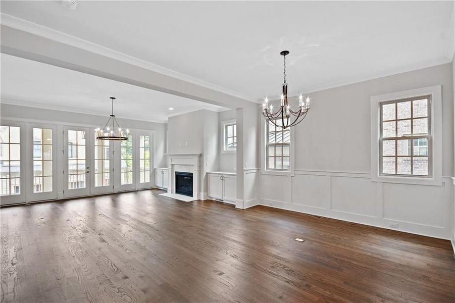 Spacious, unfurnished interior of a new home in Laurel View, Suwanee (Image 22).