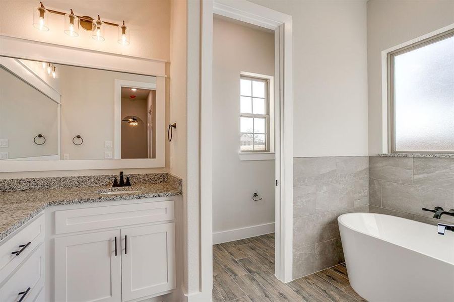 Furnished interior view inside a new home in , Springtown (Image 10).