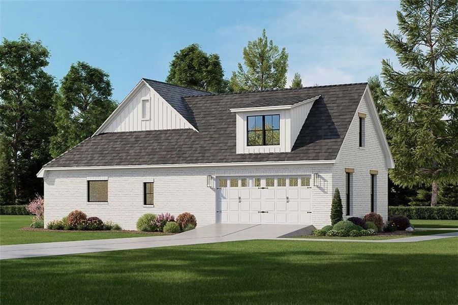 Front exterior of a new home in , Ellijay, GA, highlighting curb appeal (Image 17). Front exterior of a new home in , Ellijay, GA, highlighting curb appeal (Image 17).