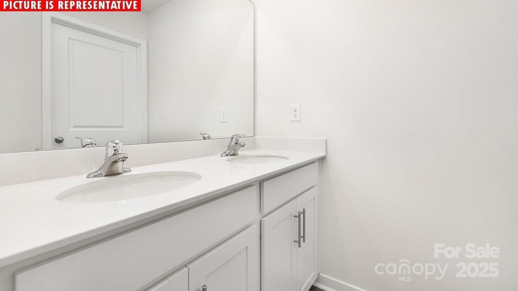 Furnished interior view inside a new home in Cardinal Creek, Charlotte (Image 13).