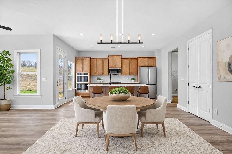 Furnished interior view inside a new home in , Homer (Image 3).
