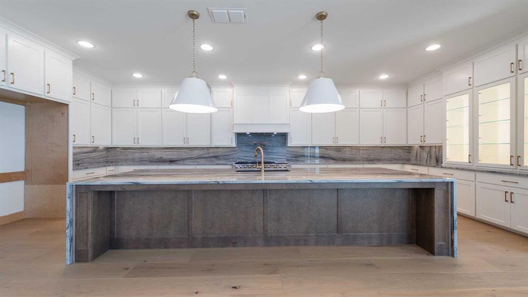 Furnished interior view inside a new home in Fields 60', Frisco (Image 11).