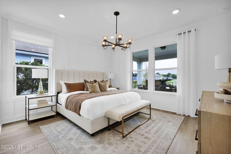 Furnished interior view inside a new home in , Yulee (Image 9).