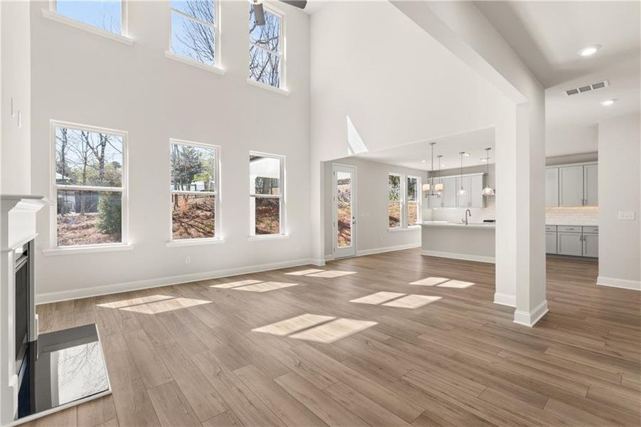Spacious, unfurnished interior of a new home in Melody Lakeside Estates, Buford (Image 28). Spacious, unfurnished interior of a new home in Melody Lakeside Estates, Buford (Image 28).