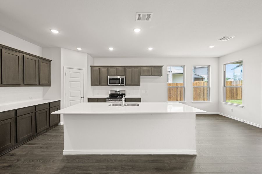 Furnished interior view inside a new home in Eagle Cove, Denton (Image 6).