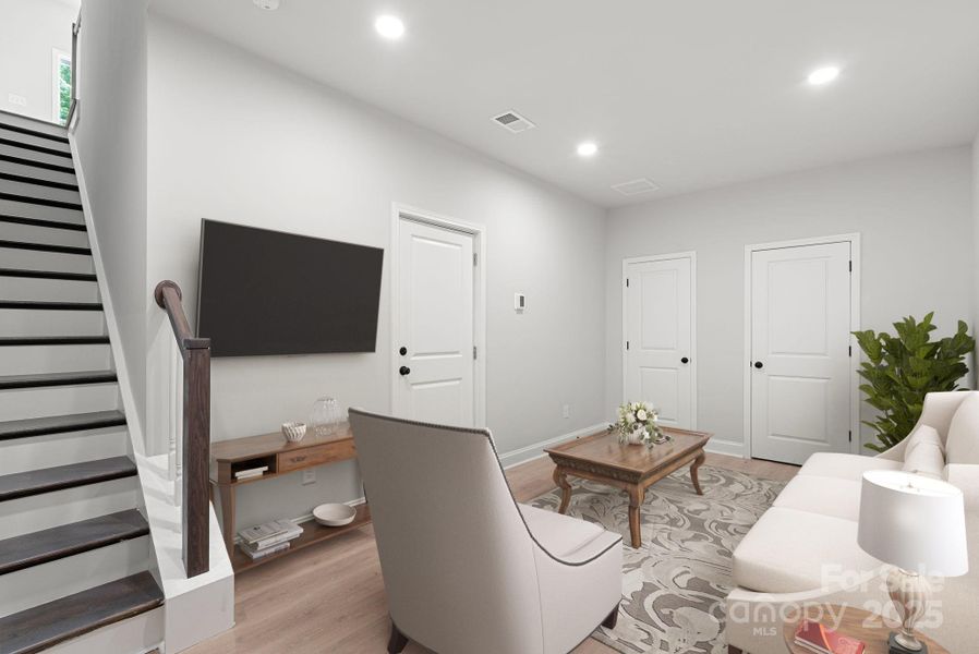 Furnished interior view inside a new home in , Asheville (Image 9).