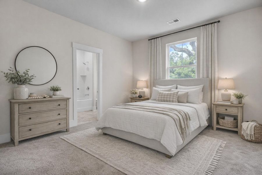 Furnished interior view inside a new home in , Johns Island (Image 15).