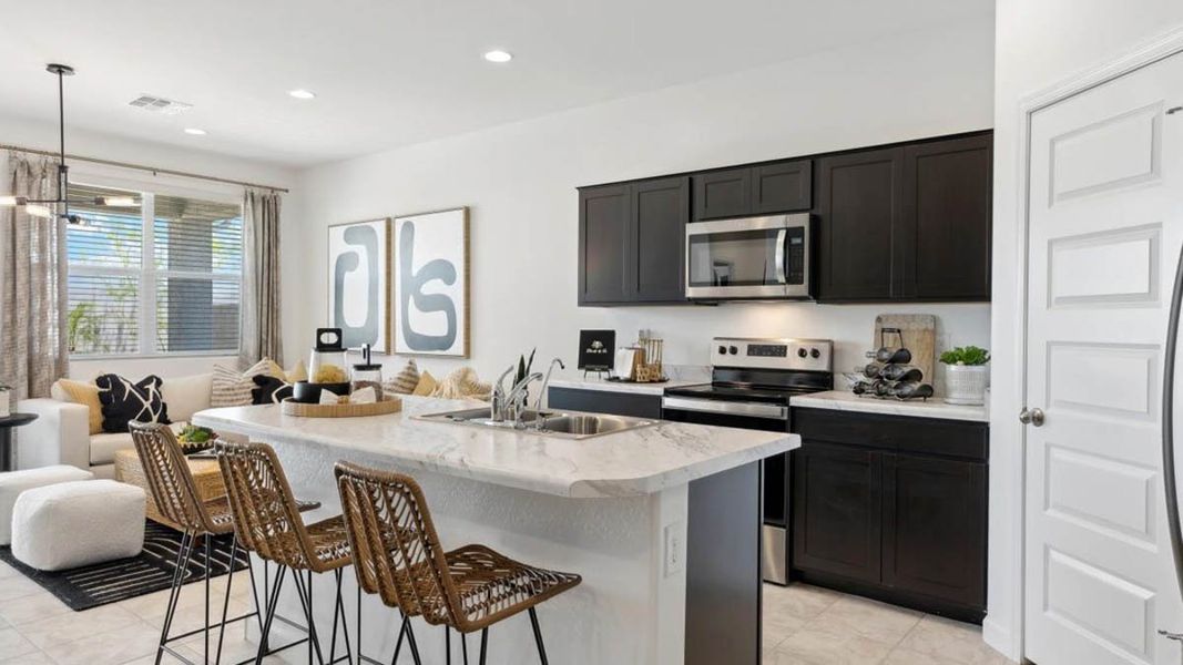 Furnished interior view inside a new home in Quail Ranch, San Tan Valley (Image 5).