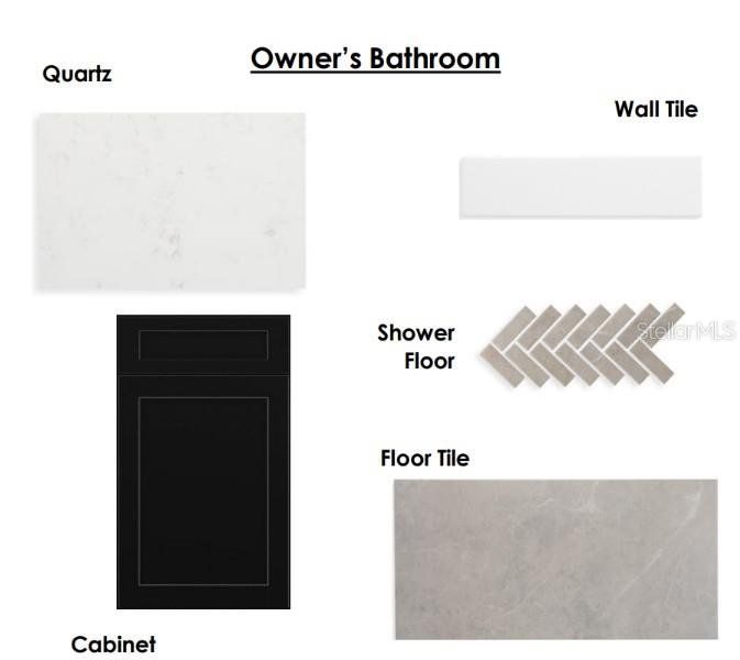 Sample of building materials used in homes in Palmeras at Crossprairie – The Grove Collection, St. Cloud (Image 3).