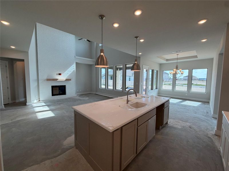 Open concept floorplan