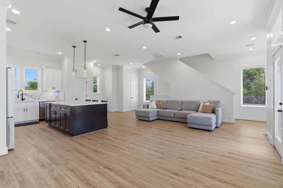 Furnished interior view inside a new home in , Houston (Image 13).