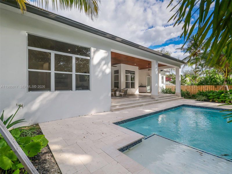 Exterior details and patio area of a home in , Biscayne Park (Image 30).