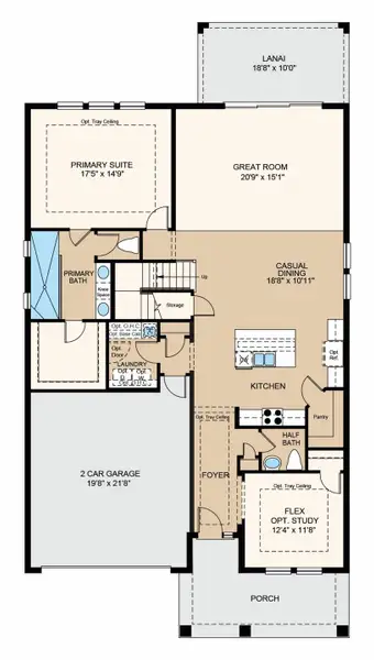 2D floor plan layout of this home in Center Lake Ranch Community Group Page, St. Cloud, FL (Image 3). 2D floor plan layout of this home in Center Lake Ranch Community Group Page, St. Cloud, FL (Image 3).
