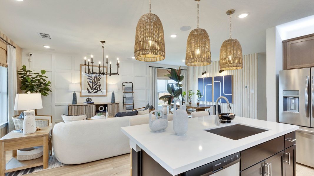 Representative furnished interior of a home built from the Meyerson by DRB Homes in Spring Creek, Taylor (Image 10).