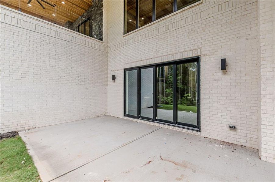 Exterior details and patio area of a home in , McDonough (Image 42).