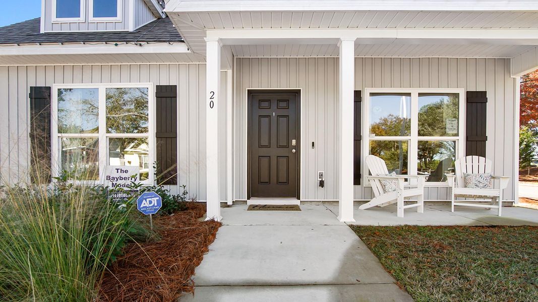 Exterior details and patio area of a home in Owl's Head East, Freeport (Image 2). Exterior details and patio area of a home in Owl's Head East, Freeport (Image 2).