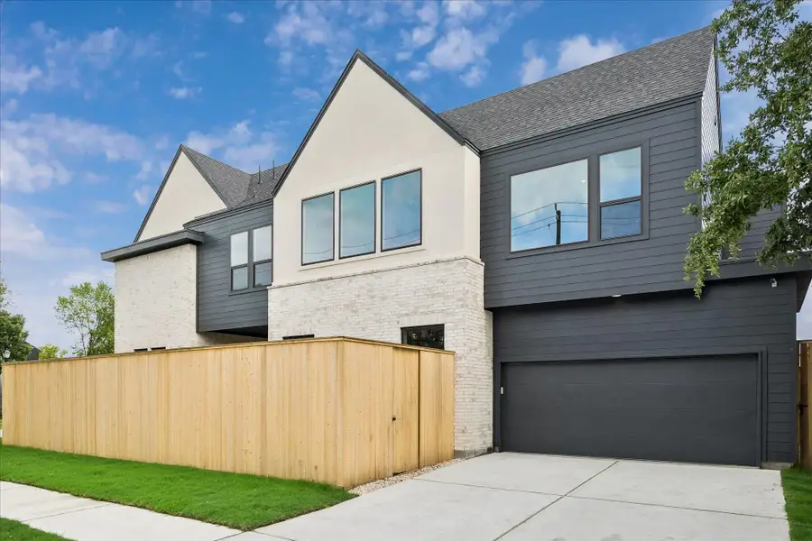 2 car garage with double wide drivway. 2 car garage with double wide drivway.